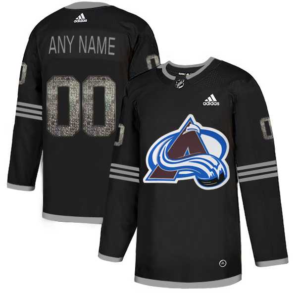 Customized Men's Avalanche Any Name & Number Black Shadow Logo Print Adidas Jersey,We sell and wholesale Customized Men's Avalanche Any Name & Number Black Shadow Logo Print Adidas Jersey on line form chian!